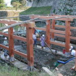 彦根城 表門橋復元工事