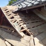 唯念寺　書院玄関屋、屋根工事